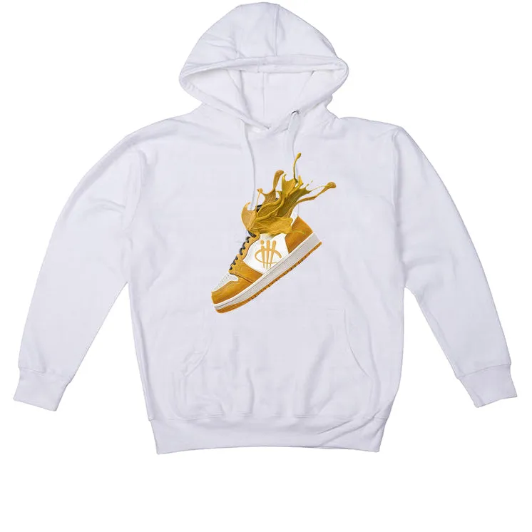 Air Jordan 1 High OG “Yellow Ochre” | illcurrency White T-Shirt (SPLASH)