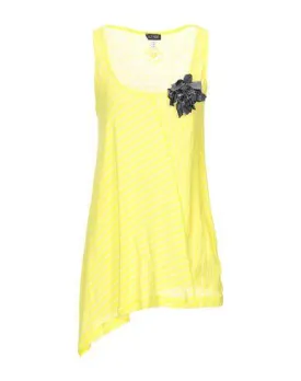 Armani Jeans Women Vest Yellow 10 UK