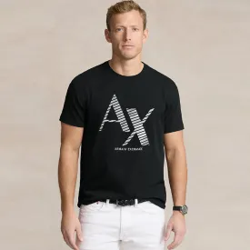 AX - Men 'Black' Premium A-X Black Gold T-Shirt AX874