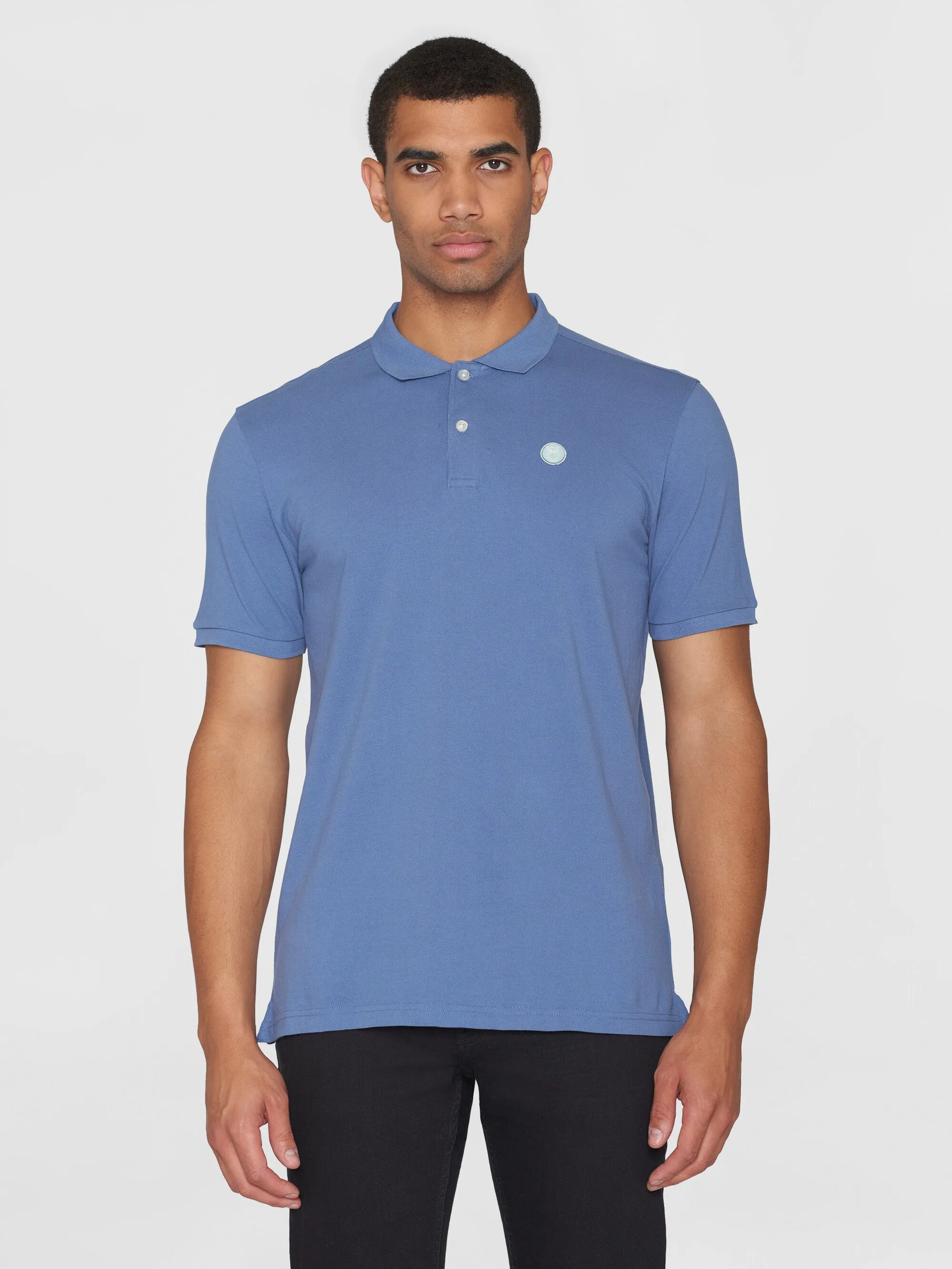 Basic badge polo - Moonlight Blue