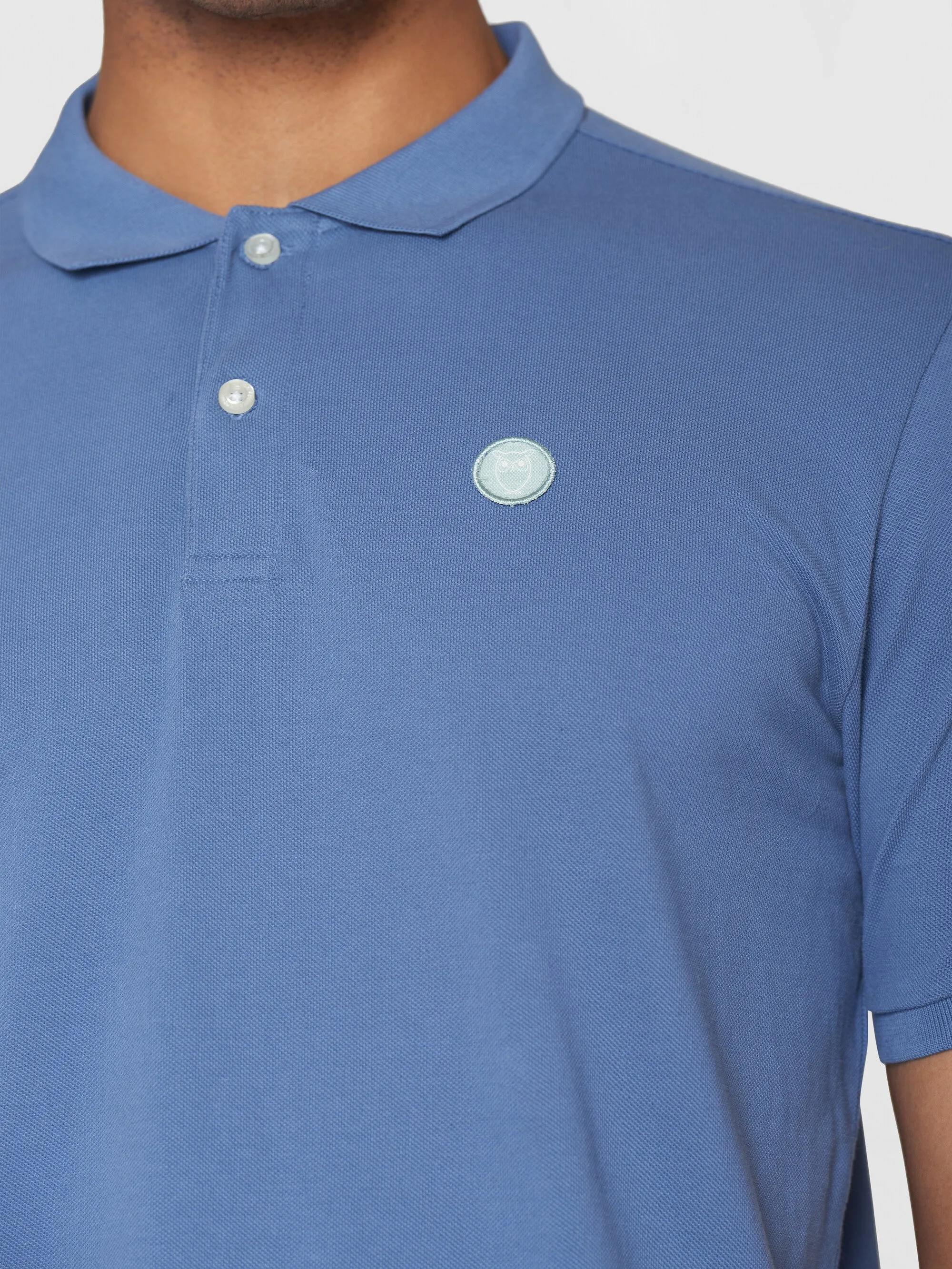 Basic badge polo - Moonlight Blue