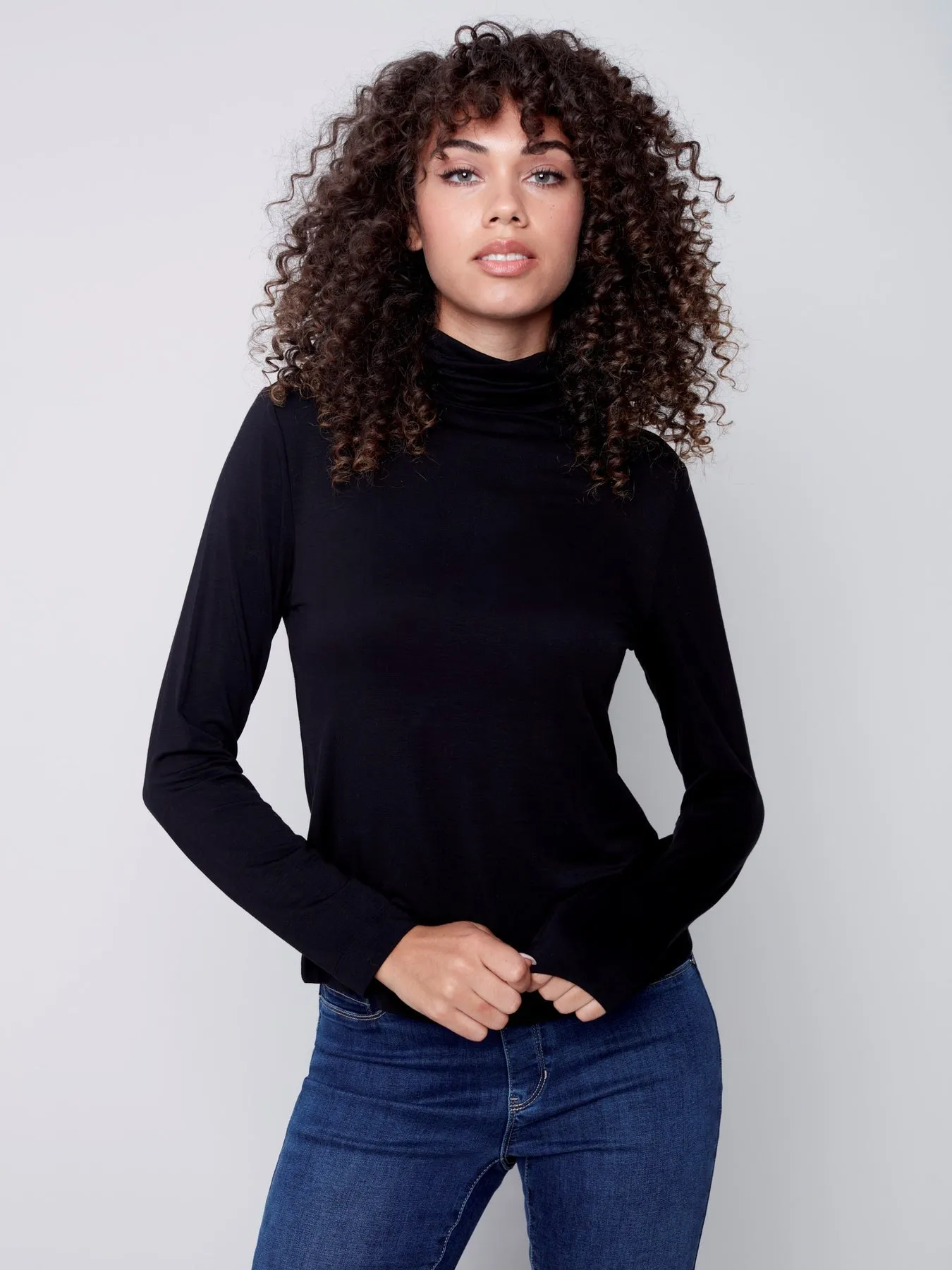 Basic Turtle Neck - Black