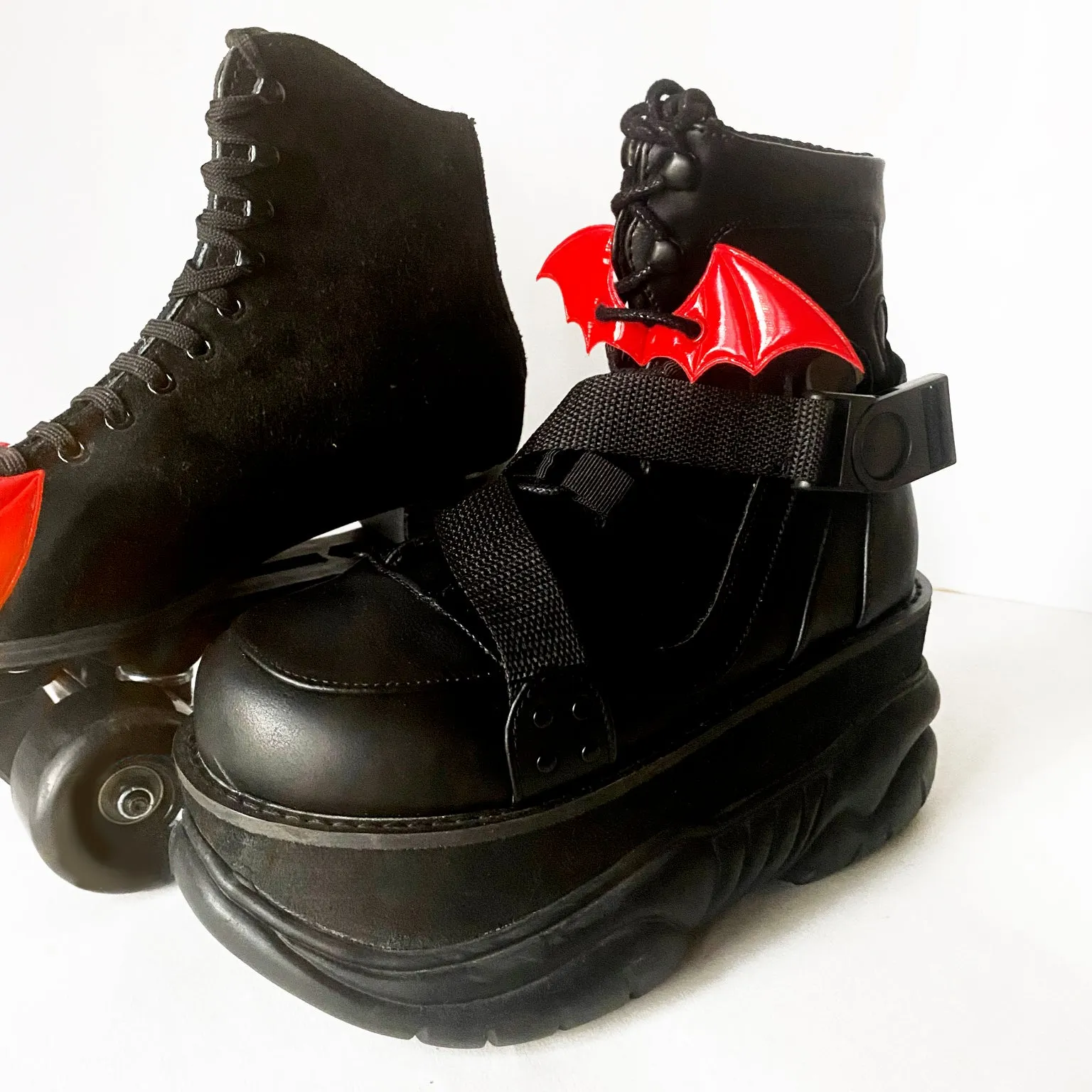 Bat Wing Charms for Shoes and Skates