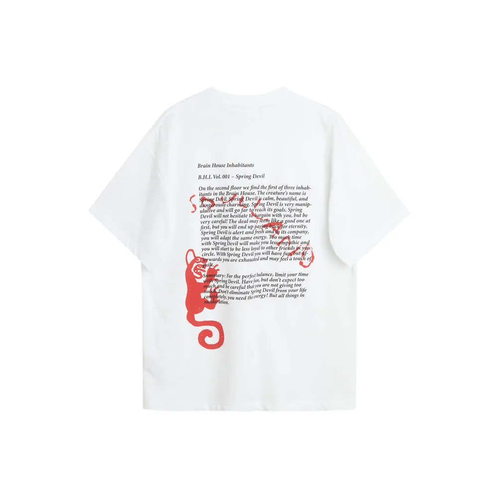 B.H.I. no. 001 T-shirt (White)