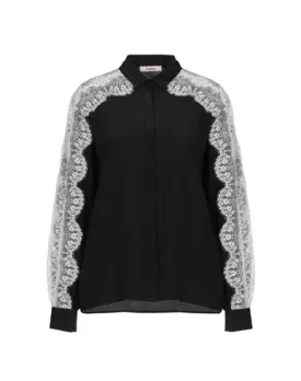 Blugirl Blumarine Women Shirt Black 10 UK