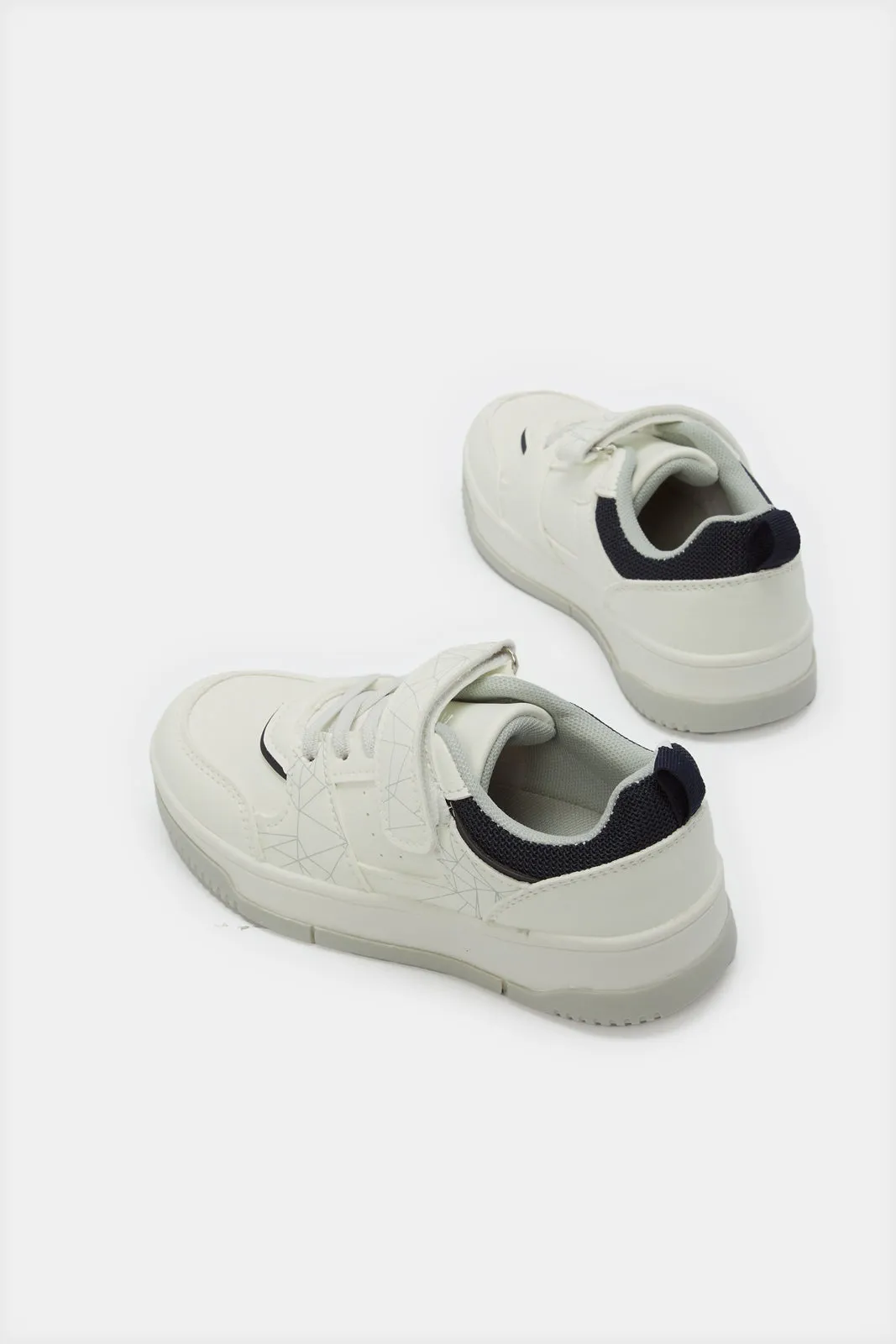 Boys White Skate Shoes