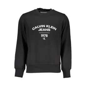 Calvin Klein Sleek Long Sleeve Fleece Crew Neck Sweatshirt