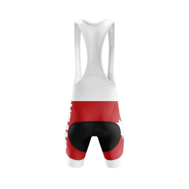 Canada Leaf (RED) Bib & Shorts