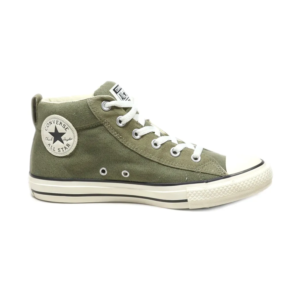 Converse Chuck Taylor All Star High-Top Sneakers Canvas Green Colour For Women