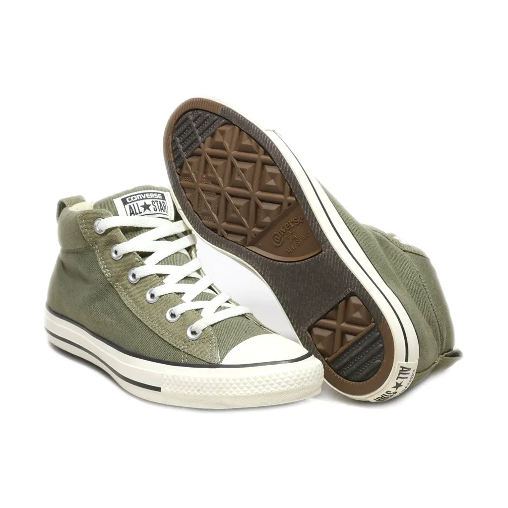 Converse Chuck Taylor All Star High-Top Sneakers Canvas Green Colour For Women