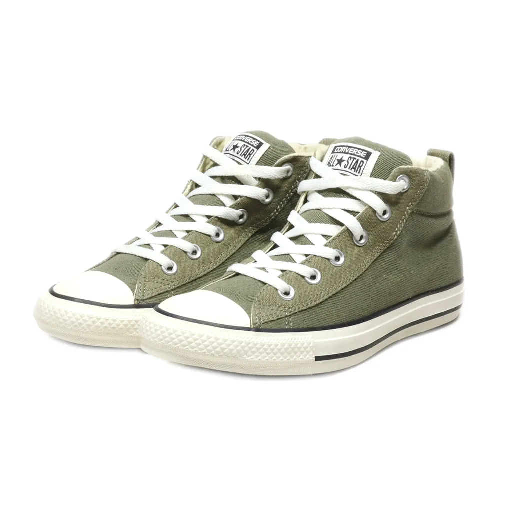 Converse Chuck Taylor All Star High-Top Sneakers Canvas Green Colour For Women