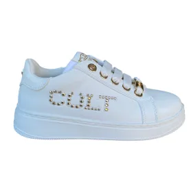 Cult scarpa sneakers da ragazzi T-100 bianco