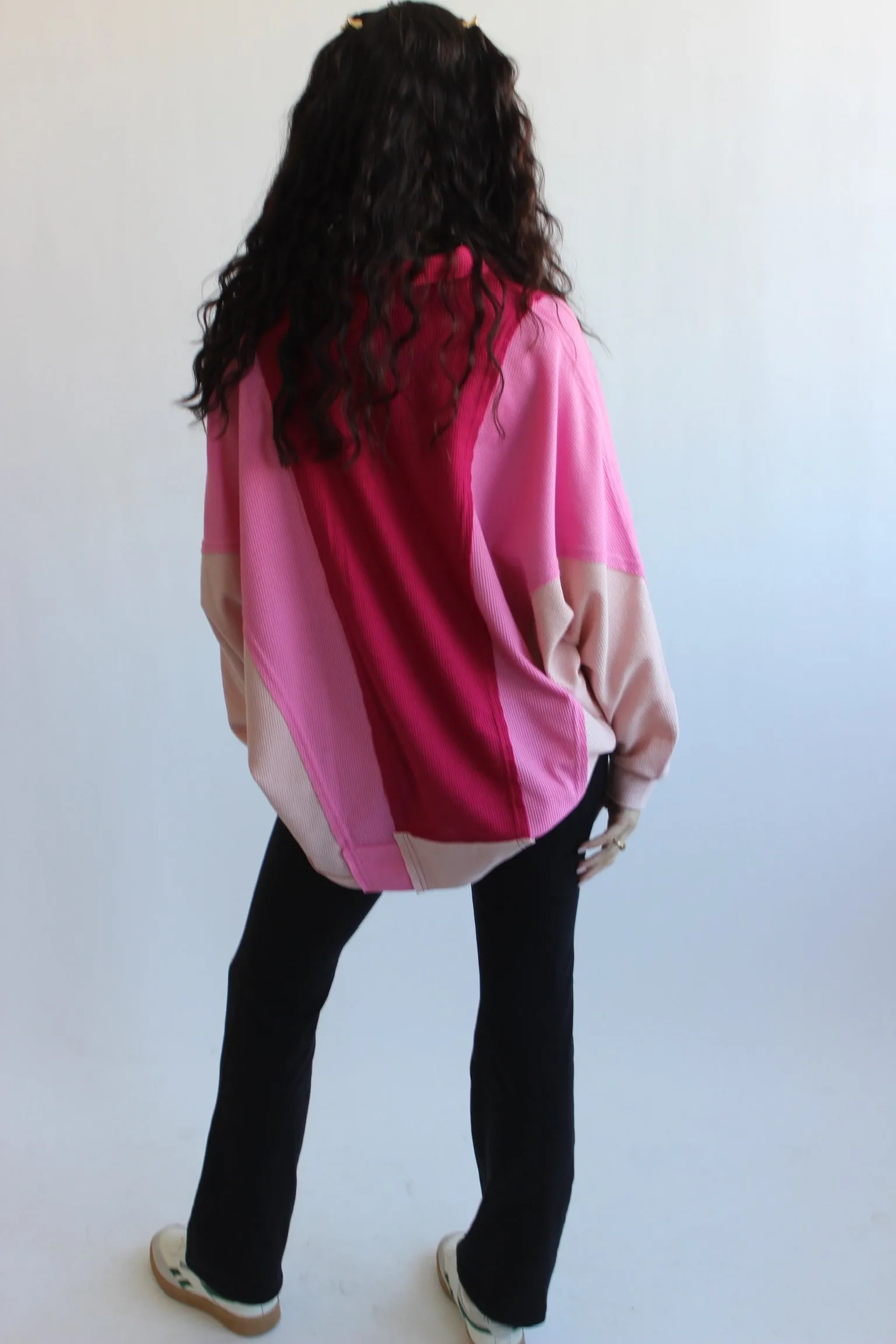 Evie Colorblock Oversized Top