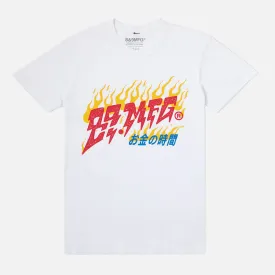 Flames T Shirt White