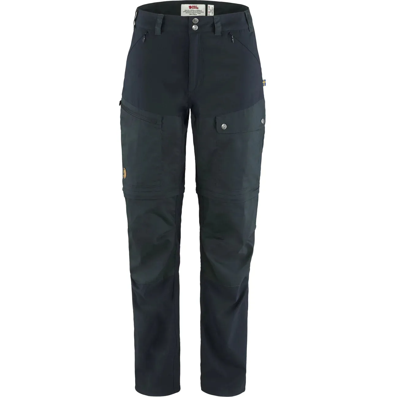 FR Abisko Midsummer Zip-Off Trousers Women Dark Navy