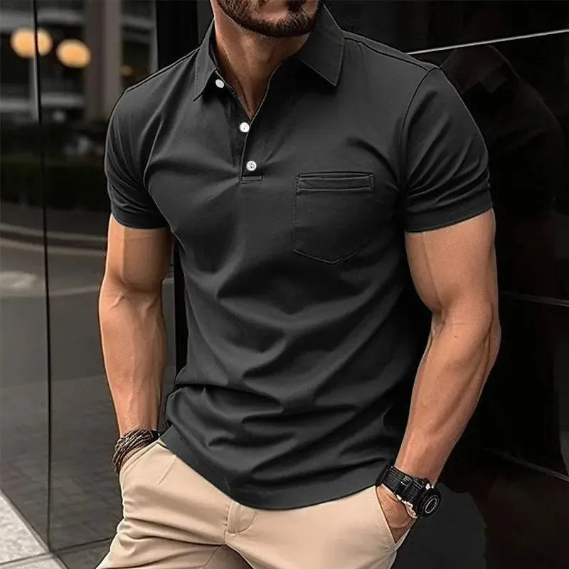 golf shirt fashion 3D T-shirt  POLO shirt casual short sleeve summer street clothing men's clothing European measurement