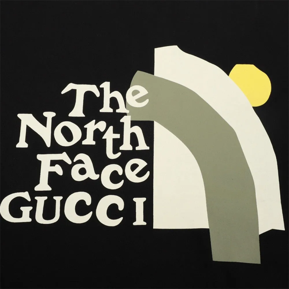 GU - Men 'Black' The North Face Gucci Printed Oversized T-Shirt GU829