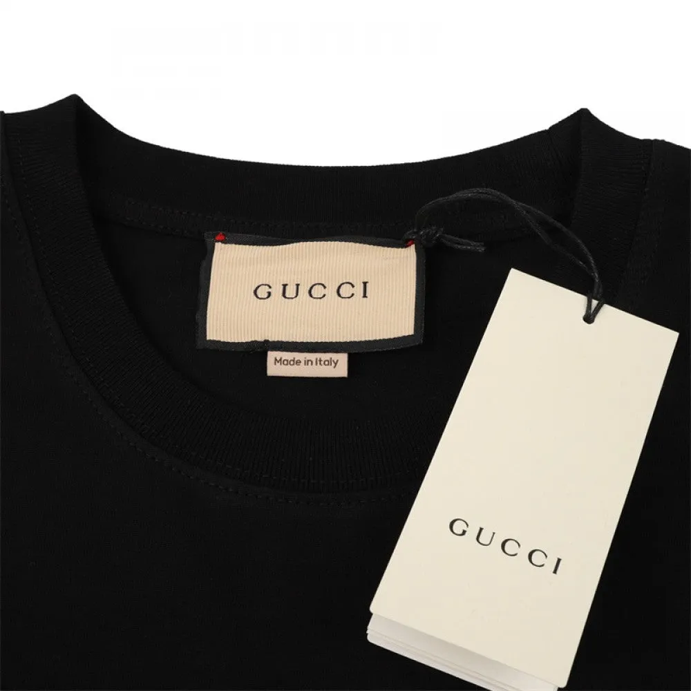 GU - Men 'Black' The North Face Gucci Printed Oversized T-Shirt GU829