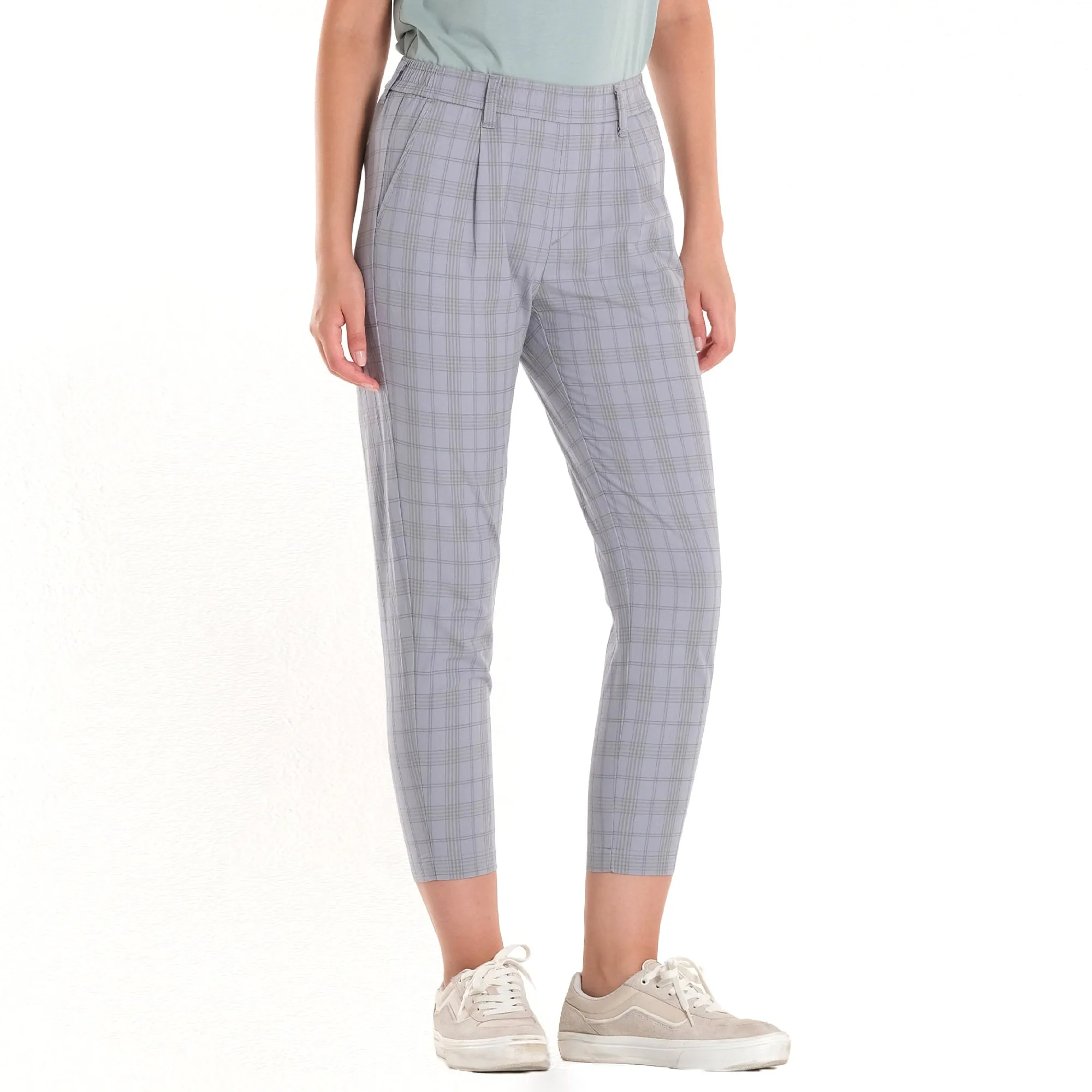 LEE WOMENS PLAID TROUSER