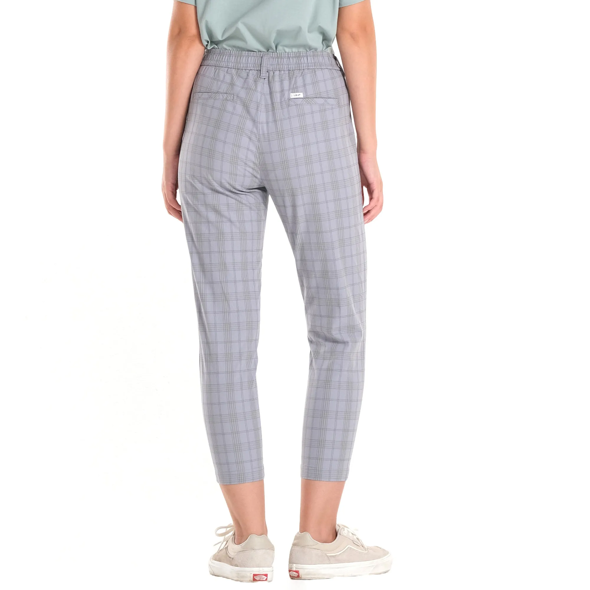 LEE WOMENS PLAID TROUSER