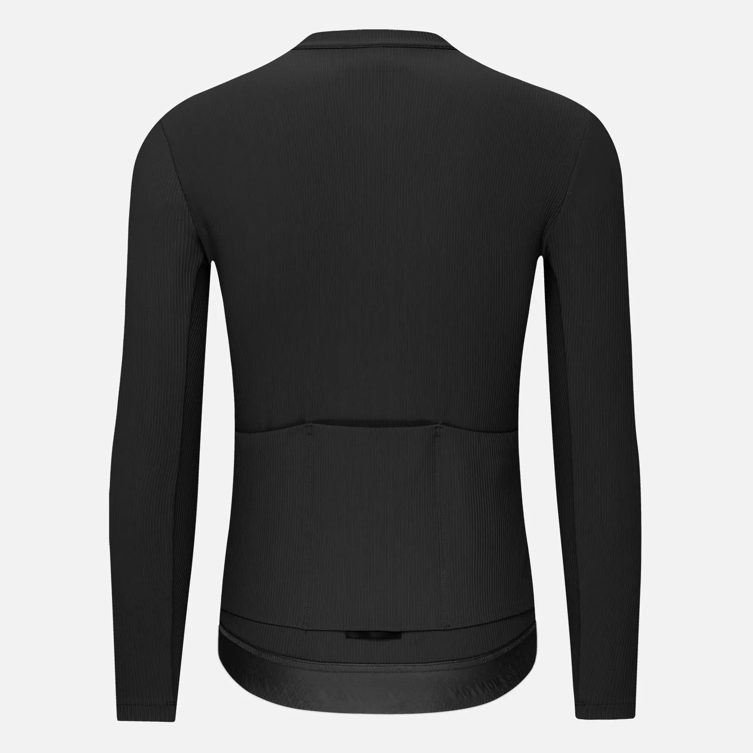 Men's Fleece LS Cycling Jersey Rinrui Black