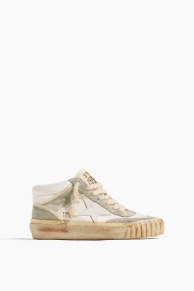Mid Star Sneaker in White/Ice