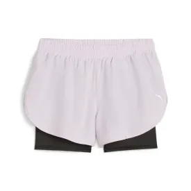 Puma Women's 2 in 1 Woven Running Shorts