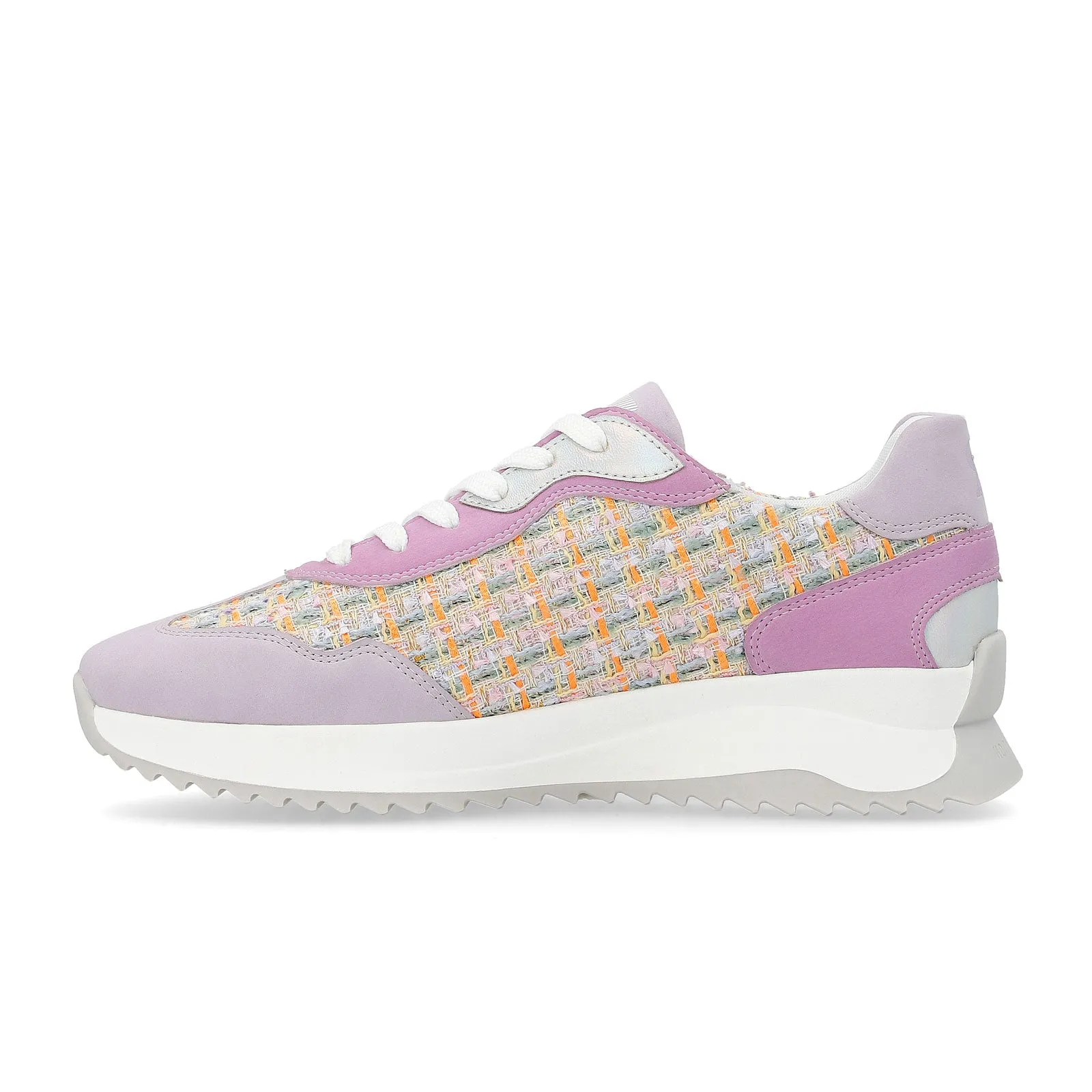 Rieker R-Evolution Dhara W1300-90 Sneaker (Women) - Mauve/Pastel Orange