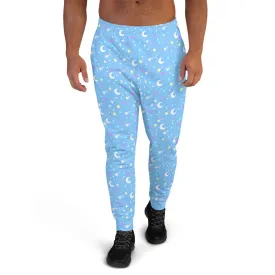 Starry Glitter Blue Men's Joggers