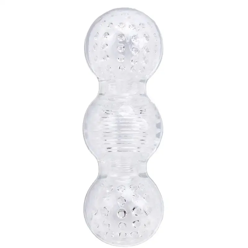 Stretchy Clear Soft Silicone Stroker Sleeve Masturbator for Men