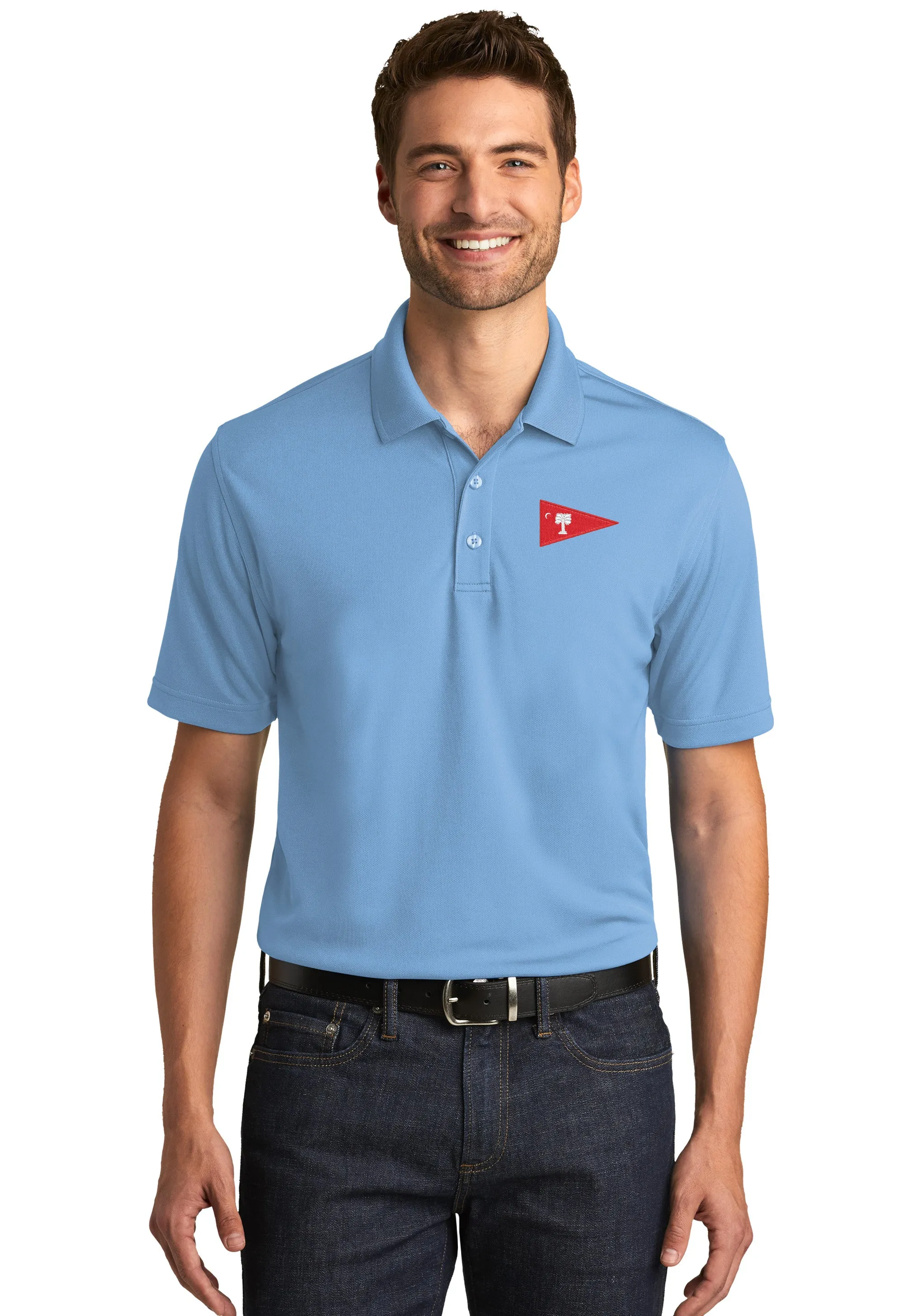 The Citadel Burgee, Club Sports - Sailing, UV Micro-Mesh Polo