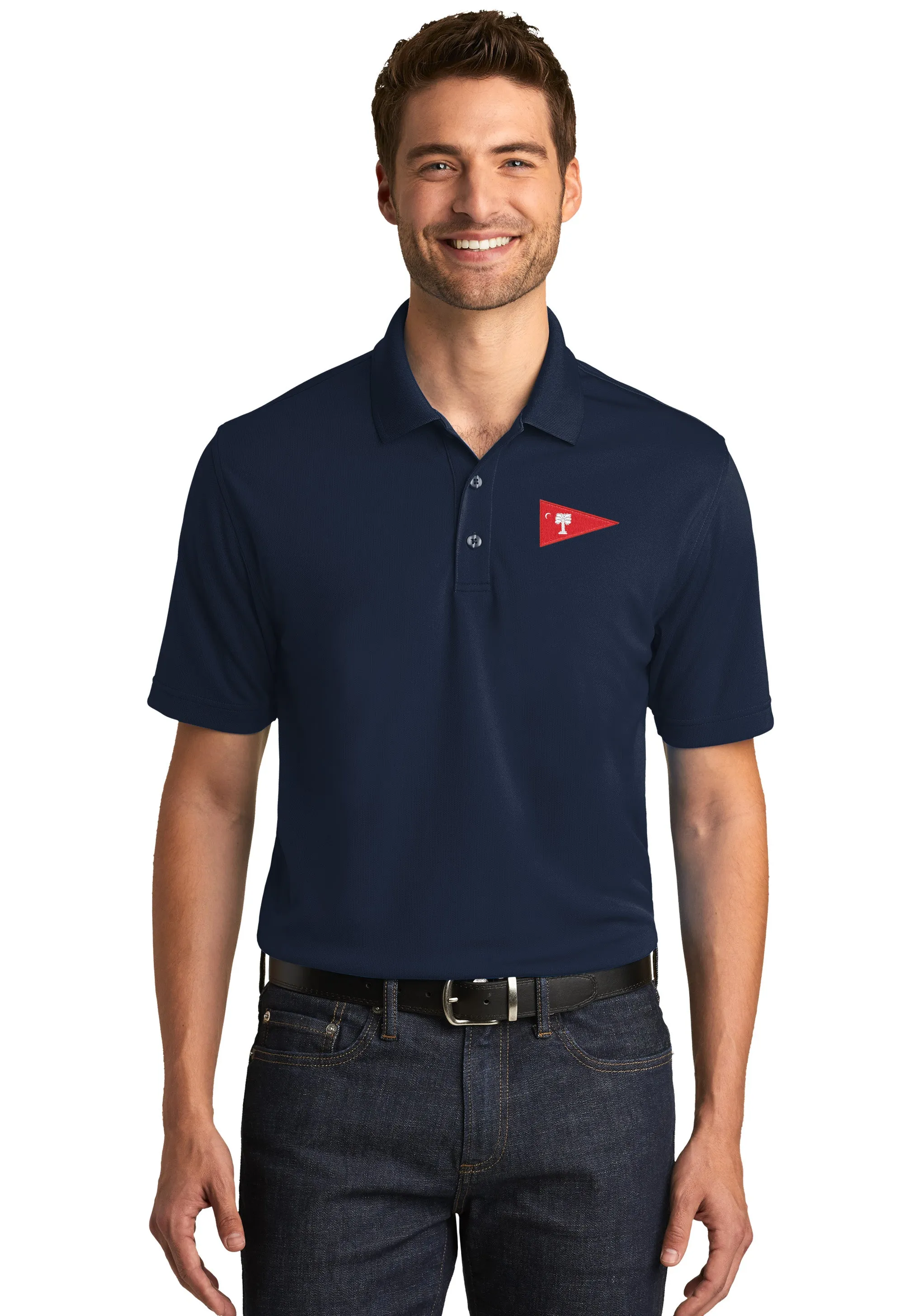 The Citadel Burgee, Club Sports - Sailing, UV Micro-Mesh Polo