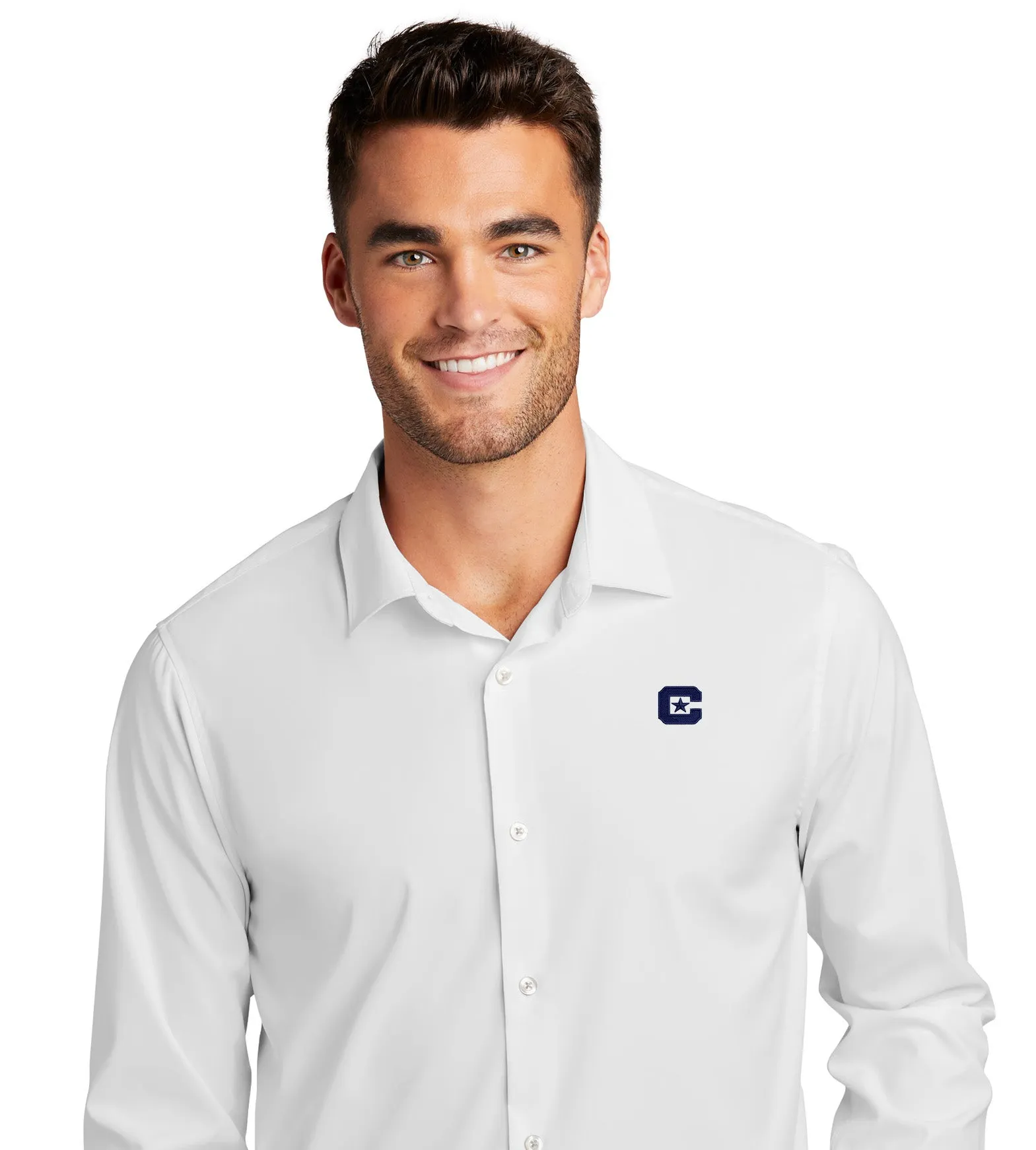 The Citadel C Long Sleeve Stretch Shirt