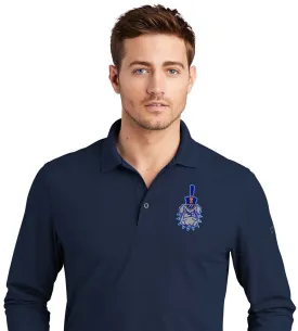 The Citadel, Spike, OGIO Men's Long Sleeve Embroidery Polo Shirt