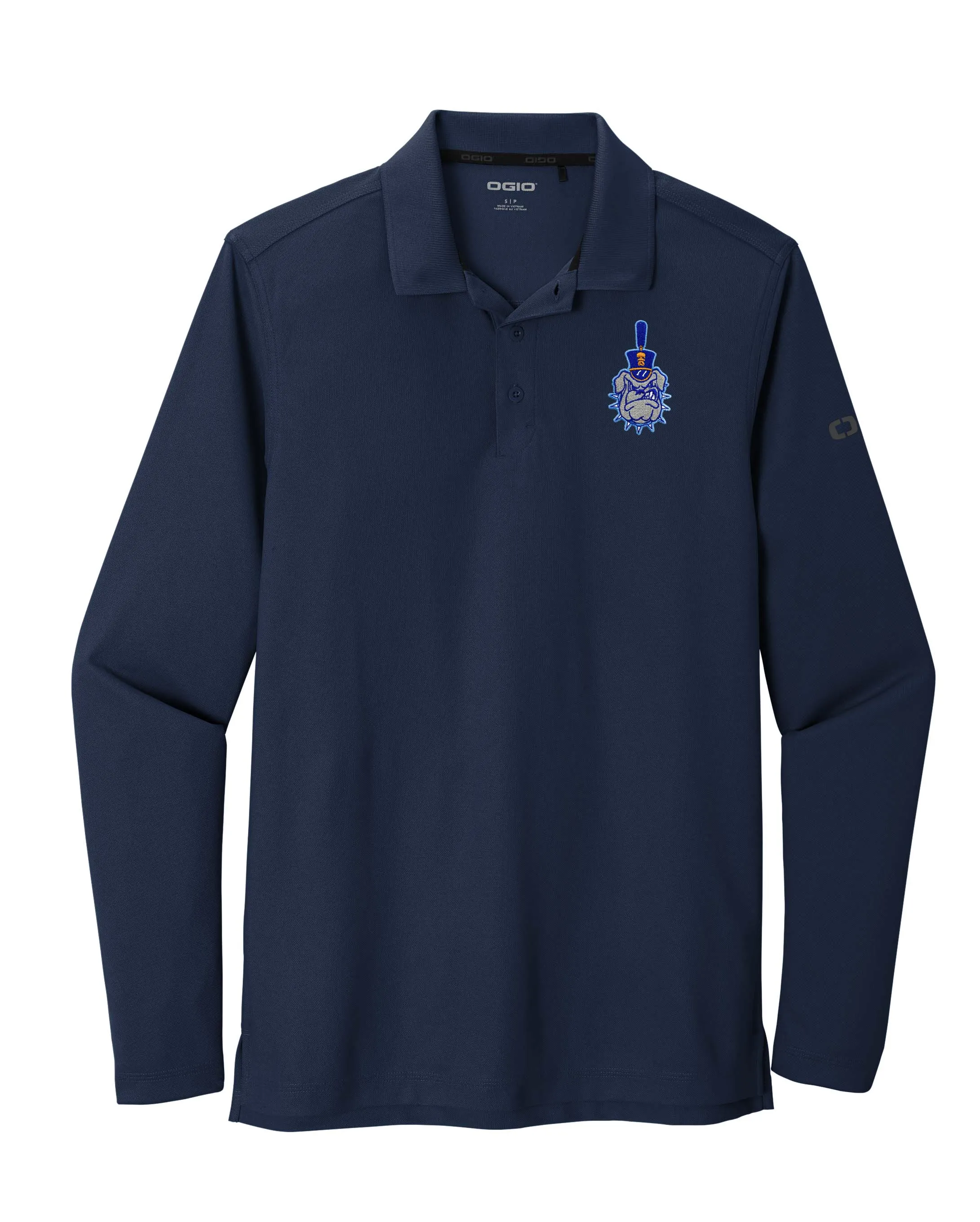 The Citadel, Spike, OGIO Men's Long Sleeve Embroidery Polo Shirt