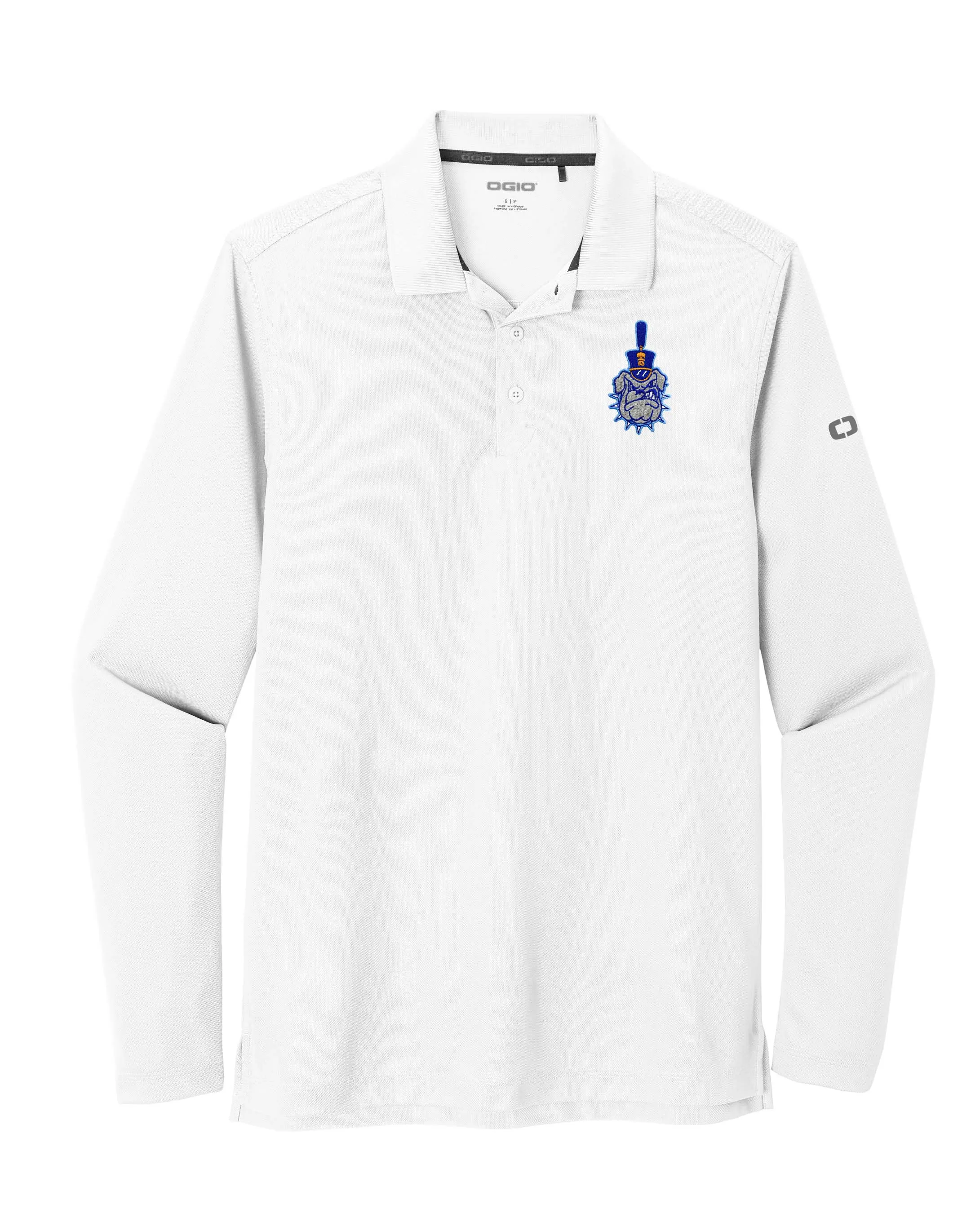 The Citadel, Spike, OGIO Men's Long Sleeve Embroidery Polo Shirt