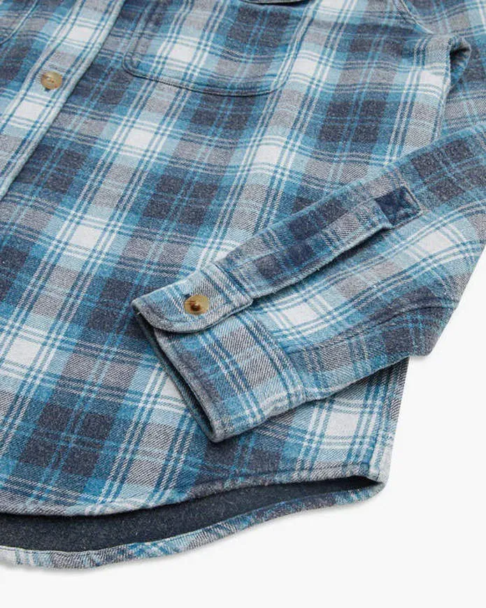 VACAY CHECK SHIRT / DEUS EX MACHINA / BLUE TIRQUOISE