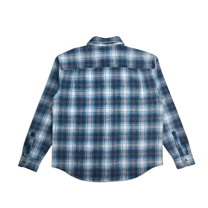 VACAY CHECK SHIRT / DEUS EX MACHINA / BLUE TIRQUOISE