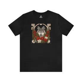 Winter Wolf, Soft 100% Jersey Cotton T-Shirt, Unisex, Short Sleeve, Retail Fit