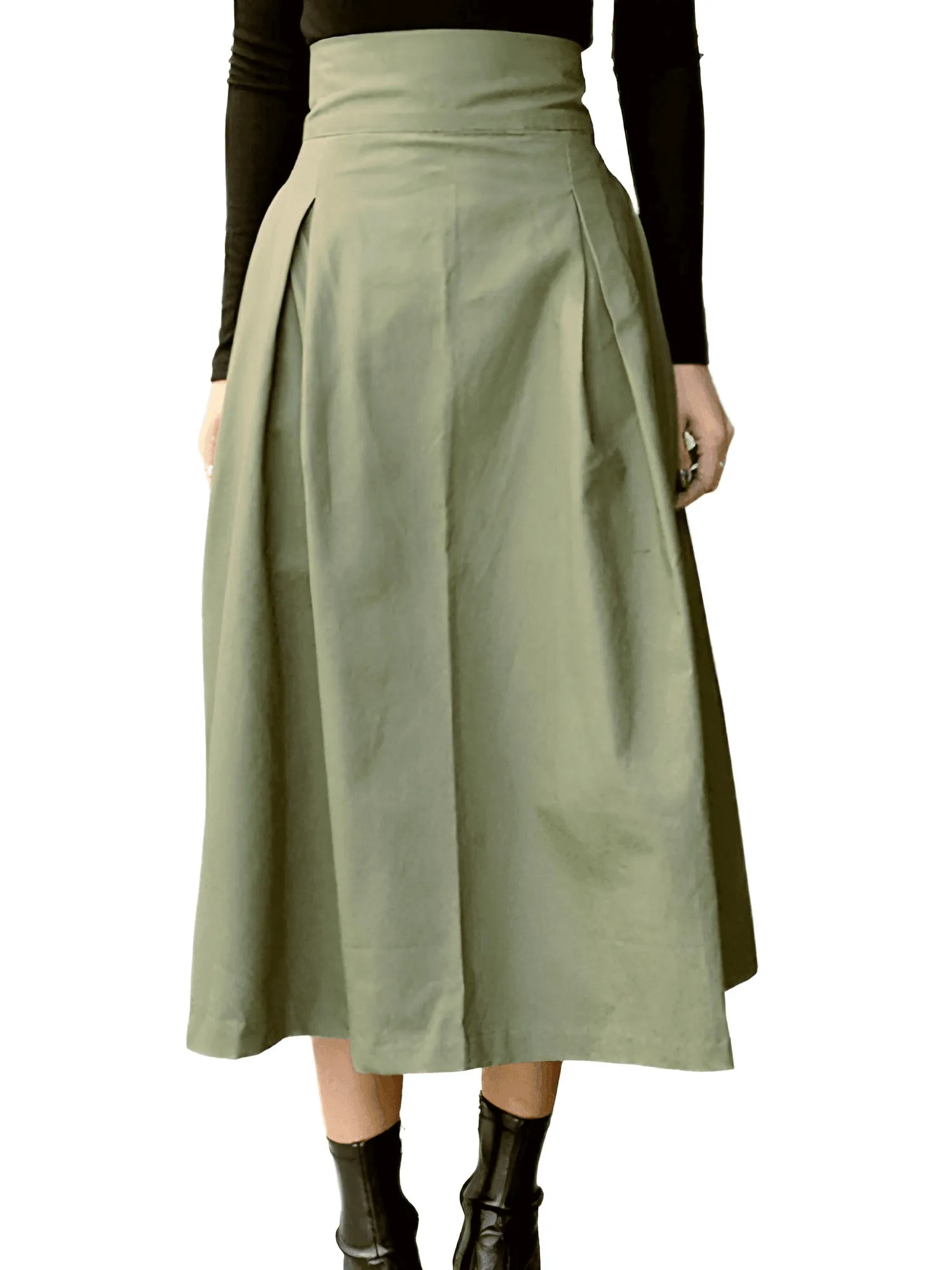 Women's High Waist Bow Skirt