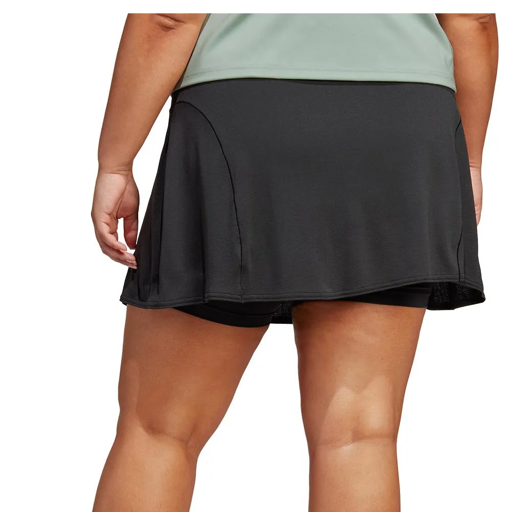 Women's Match 13 Inch Tennis Skort Plus Size Black